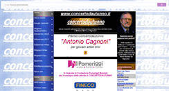 Desktop Screenshot of concertodautunno.it