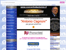 Tablet Screenshot of concertodautunno.it